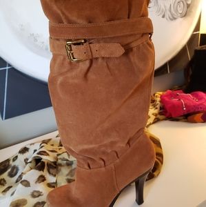 COPY - Micheal Kors suede slouch boots